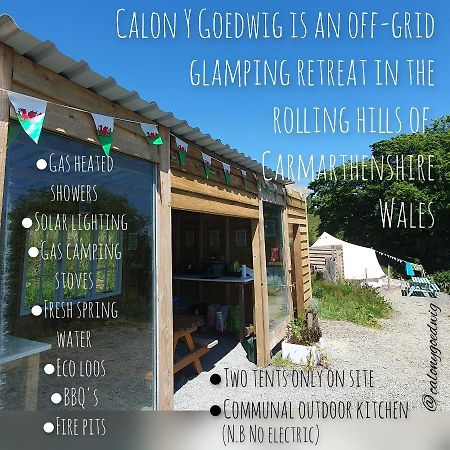 Calon Y Goedwig Glamping Hotel Llandovery Eksteriør billede